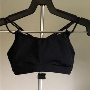 Black Strappy Lululemon Sports Bra